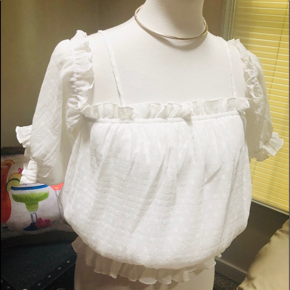Off Shoulder Lined Blouse by J.O.A. Los Angeles 🌸